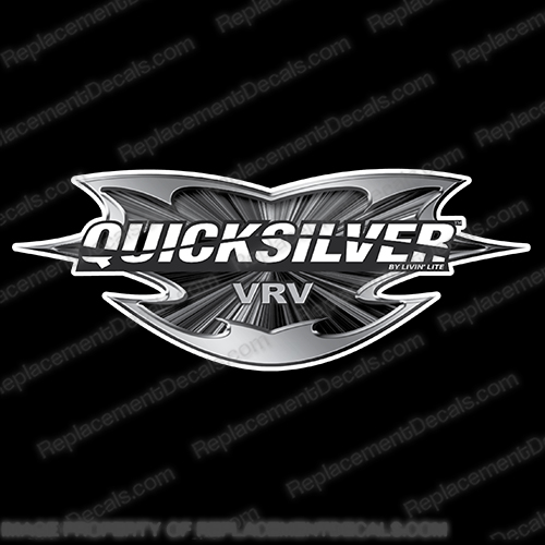 Quicksilver VRV by Livin Lite RV Decal quicksilver, vrv, livin, lite, camper ,rv, decal, sticker