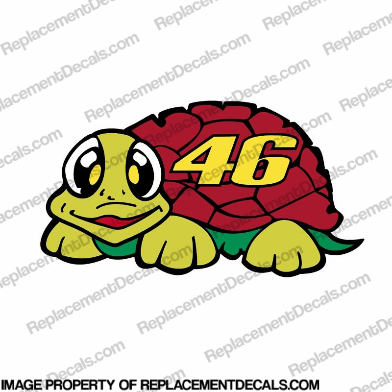 Valentino Rossi "Turtle 46" Decal INCR10Aug2021