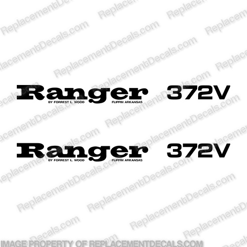 Ranger 372V Decals (Set of 2) - Any Color!  INCR10Aug2021