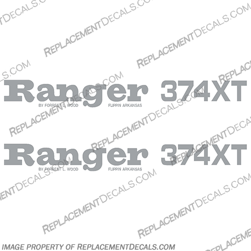 Ranger 374XT Decals (Set of 2) - Any Color!  ranger, 374, xt, 374xt, 374 xt, boat, boats, INCR10Aug2021