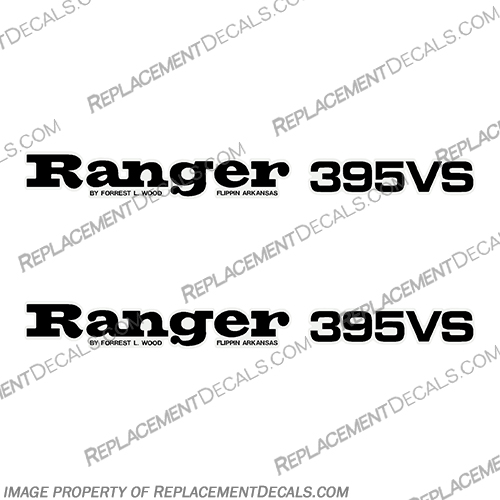 Ranger 395VS Decals (Set of 2) - Any Color! ranger, boat, boats, decal, sticker, any, color, custom, set, of, 2, two, decals, 395, VS, 395VS, 395-VS, 395 VS, early, 1980, 1980s, 1980s, 80, 81, 82, 83, 84, 85, 86, 87, 88, 89, 90, 91, 92, 93, 94, 95, 96, 97, 98, 99