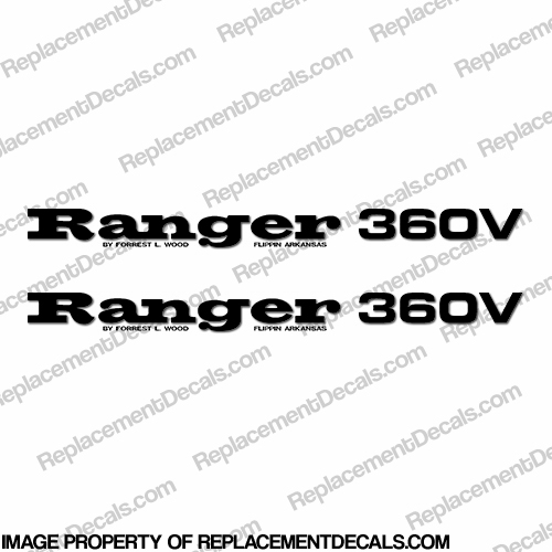 Ranger 360V Decals (Set of 2) - Any Color! INCR10Aug2021
