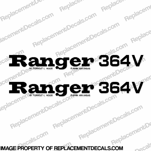 Ranger 364V Decals (Set of 2) - Any Color! INCR10Aug2021