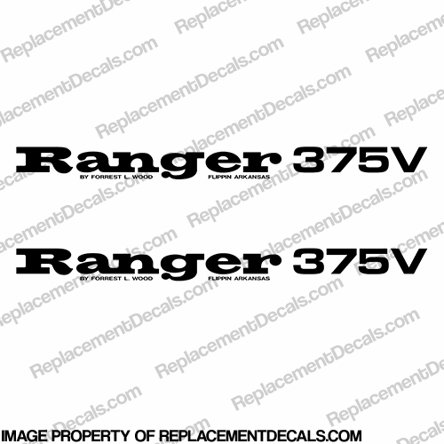 Ranger 375V Decals (Set of 2) - Any Color! INCR10Aug2021