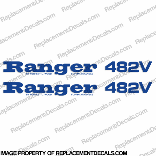Ranger 482V Decals (Set of 2) - Any Color! INCR10Aug2021