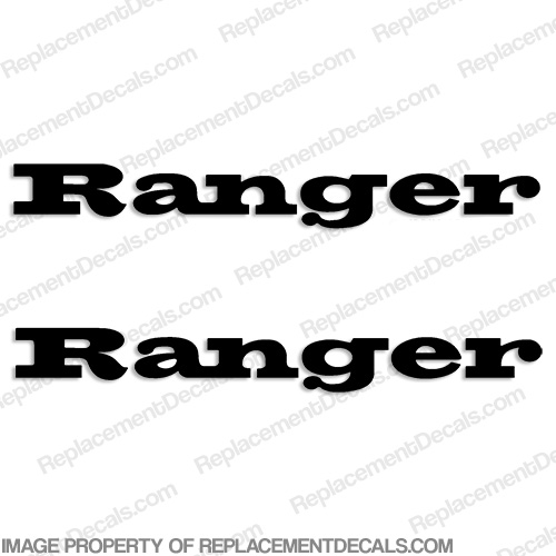 Ranger Boat Logo Decals (Set of 2) - Any Color! INCR10Aug2021