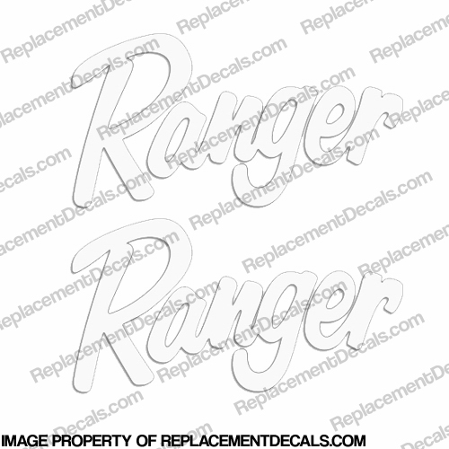 Ranger Windshield Decals - Any Color! (Set of 2) INCR10Aug2021