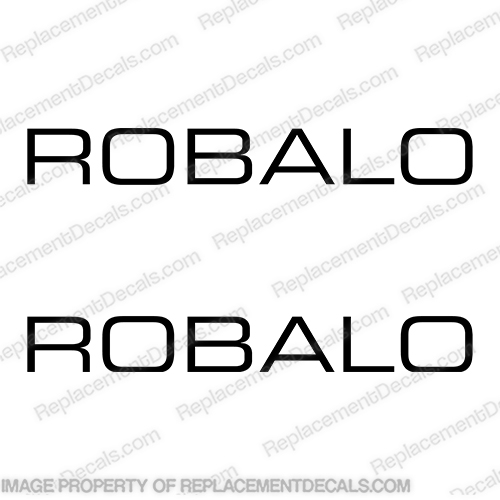 Robalo Boat Logo Decals - Any Color! (set of 2) boat, decals, robalo, sports, boat, logo, stickers, decal, INCR10Aug2021