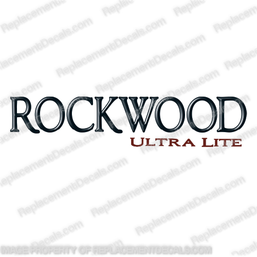 Rockwood Ultra Lite By Forest River RV Logo Decal rock, wood, rockwood, ultralite, ultra, lite, by, forest, river, rv, camper, trailer, motorhome, decal, sticker, kit, set