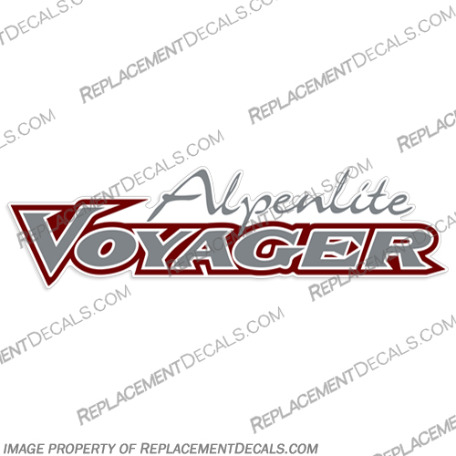 Western Alpenlite Voyager RV Decal alpenlite, western, voyager, decals, decal, single, set, sticker, RV, rv, camper, 5th wheel, recreational, vehicle, caravan, motorhome, travel, trailer,