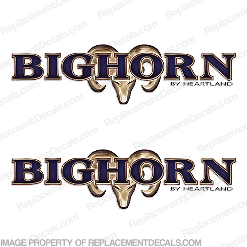 Big Horn by Heartland RV Decals (Set of 2) INCR10Aug2021