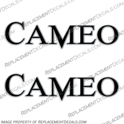 Cameo by Crossroads 5th Wheel RV Decals (Set of 2)  rv, decals, cameo, by, crossroads, 5th, wheel, camper, trailer, stickers, motorhome, travel, vehicle 