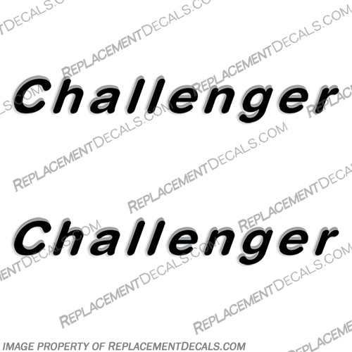 Damon Challenger RV Decals (Set of 2)  damon, challenger, decals, stickers, travel, trailer, motorhome, RV, rv, camper, 5th wheel, recreational, vehicle, caravan, 
