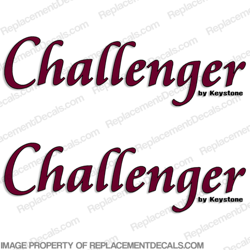 Challenger by Keystone RV Decals (Set of 2) - Style 2 INCR10Aug2021