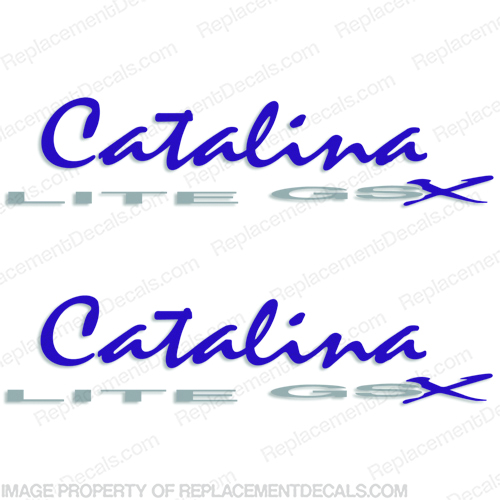 Catalina Lite GSX Decal Kit (Set of 2) - Pick Colors! light, INCR10Aug2021