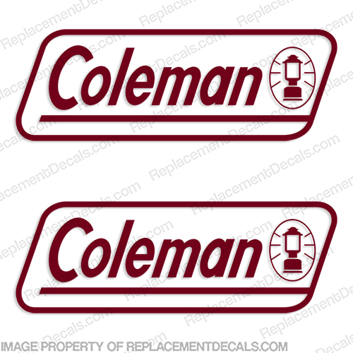 Coleman Camper RV Logo Decals - (Set of 2) Any Color! cole, man, cole man, cole-man, INCR10Aug2021