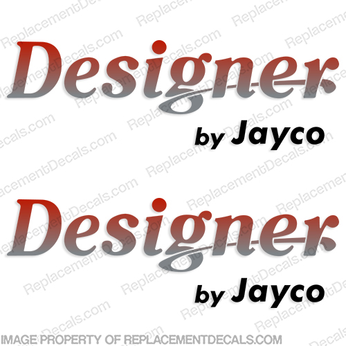 Designer by Jayco RV Decals (Version 2) to (Set of 2) INCR10Aug2021