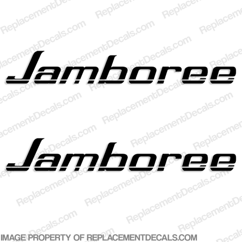 Jamboree by Fleetwood RV Logo Decals (Set of 2) Any Color! INCR10Aug2021