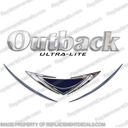 Outback Ultra Lite by Keystone RV Decals (Set of 2)  rv, decals, keystone, outback ,ultra, lite, front, cap, decal, stickers, kit, set,