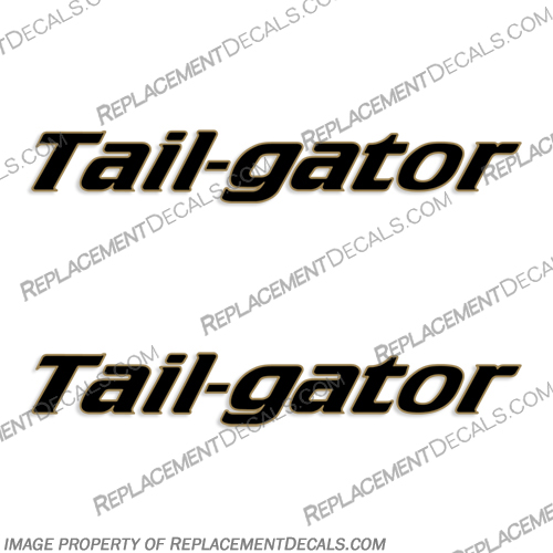Keystone Tail-gator RV Decals (Set of 2) tail, gator, tailgator, tail-gator, RV, rv, camper, 5th wheel, recreational, vehicle, caravan, motorhome, travel, trailer, decals, stickers, kit, set, of, 2, two
