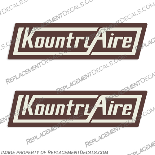 Newmar Kountry Aire RV Decals (Set of 2) - Style 2 rv, logo, decal, , sticker, decals, set, of, 2, two, camper, motorhome, travel, trailer, stickers, 