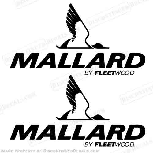 Mallard by Fleetwood RV Decals (Set of 2) - Any Color! INCR10Aug2021