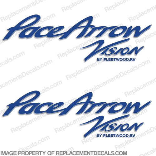Pace Arrow Vision RV Decals (Set of 2) - Any Color! INCR10Aug2021