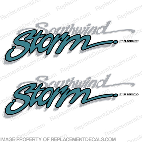Southwind Storm by Fleetwood RV Decals (Set of 2) south, wind, fleet, wood, south wind, south-wind, fleet wood, fleet-wood, INCR10Aug2021
