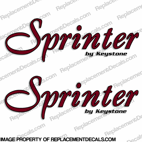 Sprinter by Keystone RV Decals (Set of 2) INCR10Aug2021
