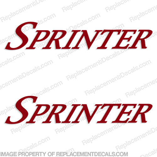 Sprinter by Keystone RV Decals (Set of 2) - Style 3 key, stone, key stone, INCR10Aug2021