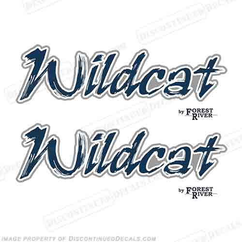 Wildcat by Forest River RV Decals (Set of 2) INCR10Aug2021