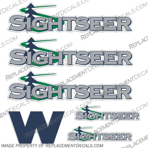 Winnebago Sightseer RV Decal Package winnebago, sightseer, sight, seer, new, rv, motorhome, camper, travel, trailer, decals, stickers, kit, full, package