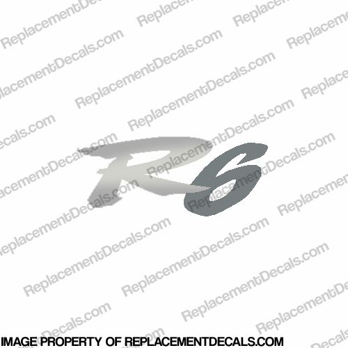 Yamaha "R6" Tail Decal Left/Right INCR10Aug2021