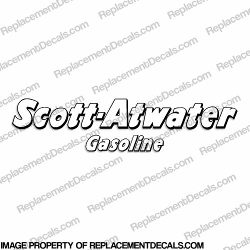 Scott Atwater Gasoline Decal INCR10Aug2021