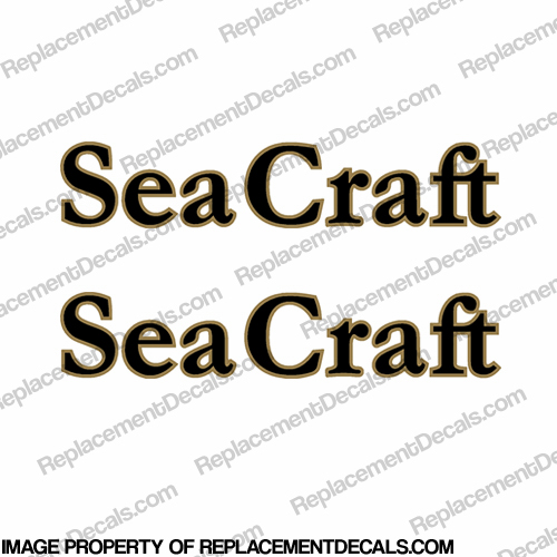 Sea Craft Boat Logo Decals (Set of 2) INCR10Aug2021