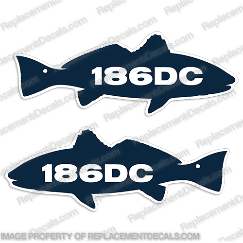 Sea Fox 186DC Decals  boat, decal, seafox, 186, 186dc, dc, console, center, hull, type, model, sticker, INCR10Aug2021
