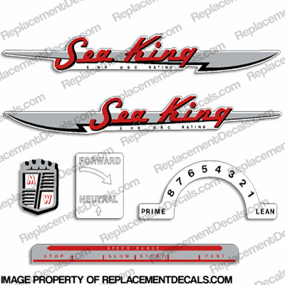 Sea King 1950-1953 3-5HP Decals INCR10Aug2021