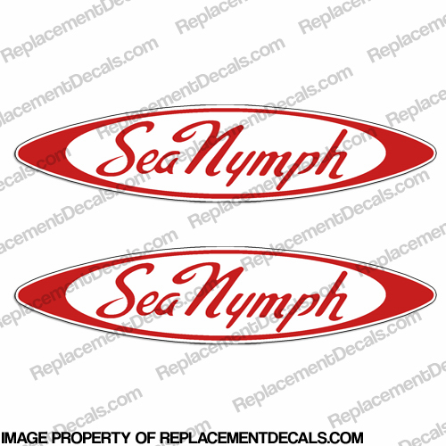 Sea Nymph Boat Decals (Oval) - Any Color! INCR10Aug2021