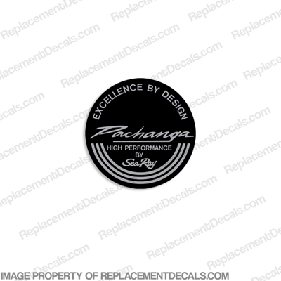 Sea Ray Pachanga "Excellence by Design" Boat Decals sea, ray, pachanga, excellence, by, design, boat, decal, sticker, 3" inch, blue, red, black, 