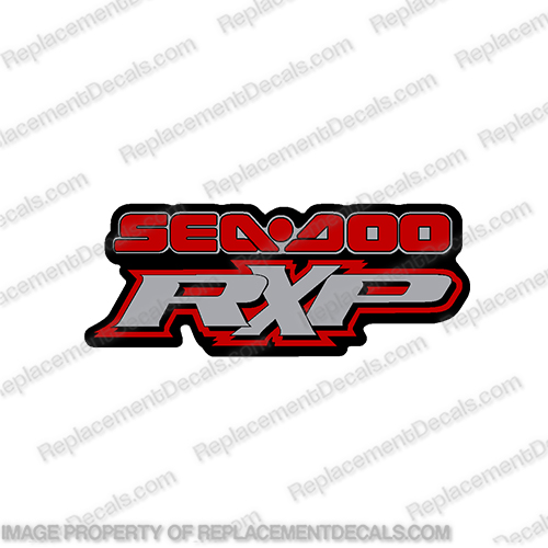 Sea-Doo "RXP" Decals - Silver seadoo,rxp,silver,watercraft,decal,stciker,logo