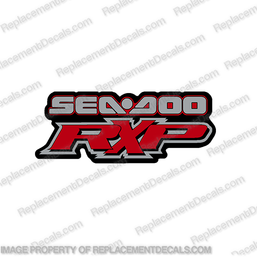 Sea-Doo "RXP" Decals - Red seadoo,rxp,watercraft,decal,stciker,logo
