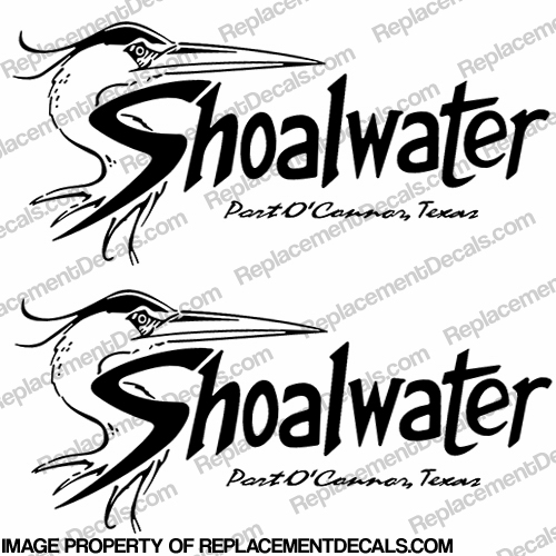 Shoalwater Boat Logo Decals (Set of 2) INCR10Aug2021