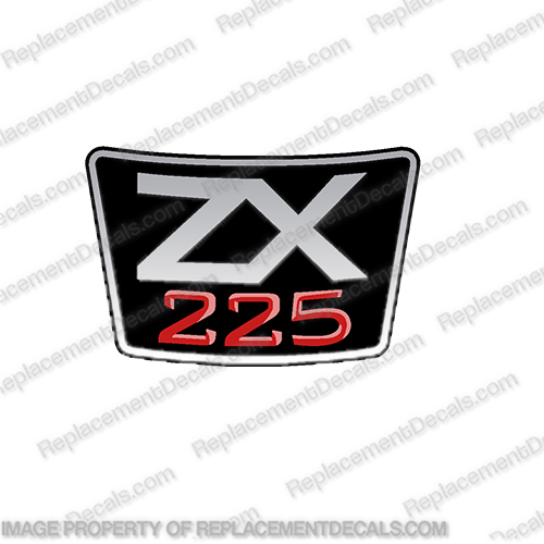 Skeeter Boat Logo Decal - ZX225 Skeeter, Boat, Decals, ZX225, Bay, Bass, Hull, Logo, Sticker, visor, windscreen, zx, 225, decal, INCR10Aug2021