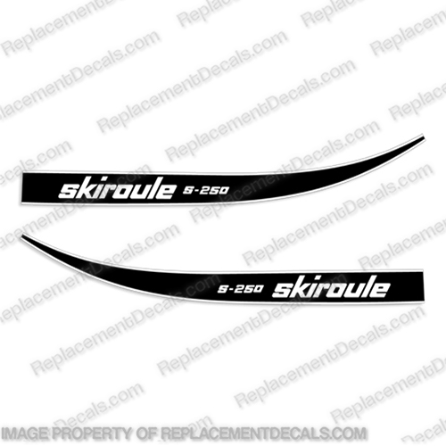 Skiroule 1970 S-250 Snowmobile Decals  