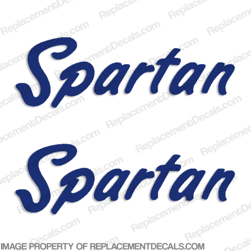Spartan Boat Trailer Decals (Set of 2) - Early 1970s INCR10Aug2021
