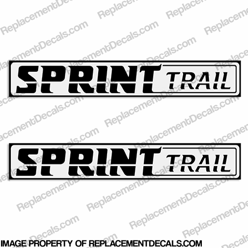 Sprint Trail Boat Trailer Decals (Set of 2) INCR10Aug2021