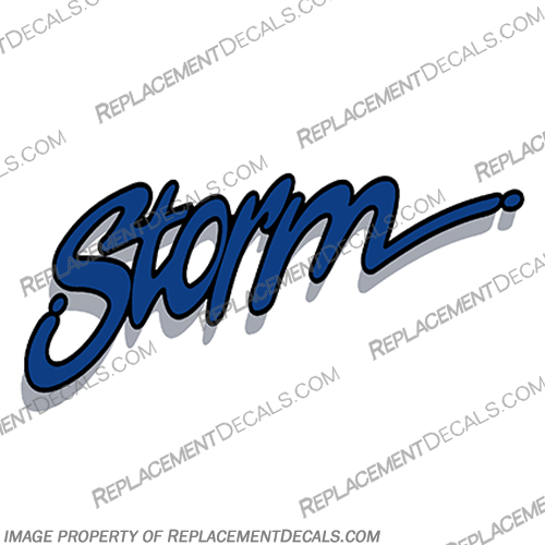 Storm by Fleetwood RV Decals (Single) south, wind, fleet, wood, south wind, south-wind, fleet wood, fleet-wood, storm, set, of, 2, rv, decals, decal, stickers, motorhome, trailer, travel, single, 
