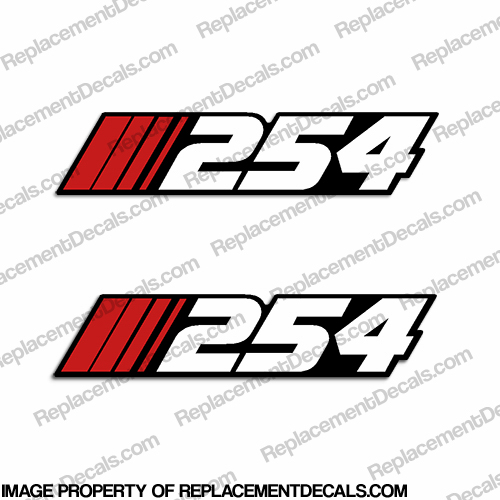 Stratos "254" Decal (Set of 2) INCR10Aug2021