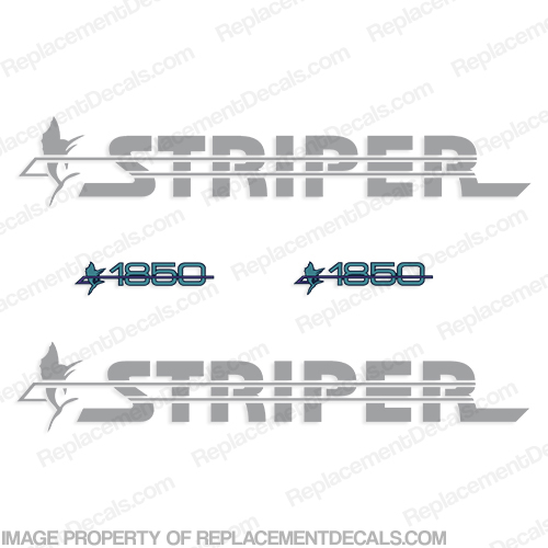 Striper 1850 Boat Decal Package sea, swirl, seaswirl, striper, 1850, 2100, boat, logo, decal, sticker, package, kit, set, INCR10Aug2021