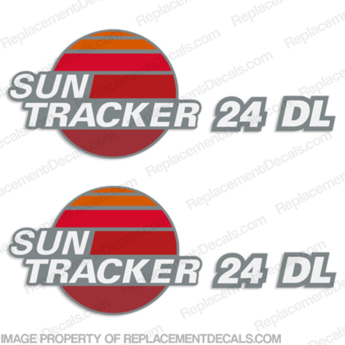 Sun Tracker 24 DL Pontoon Boat Decals (Set of 2) INCR10Aug2021